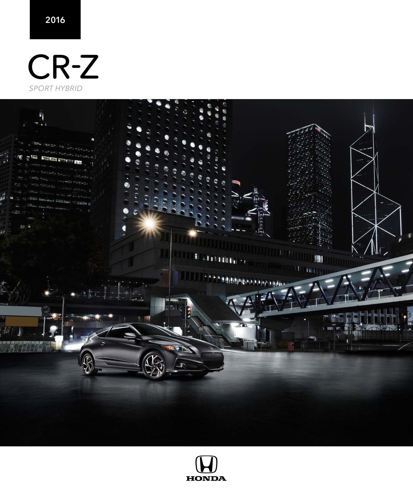 2016 Honda CR-Z Brochure
